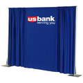Wall Drape with 4" Pole Pocket - 1 Color (8') - Center Drape only